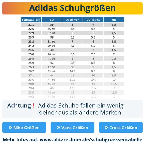 Adidas herrenschuhe größentabelle